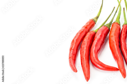 aromatic hot pepper red base design decoration invitation card on white background vertical pods