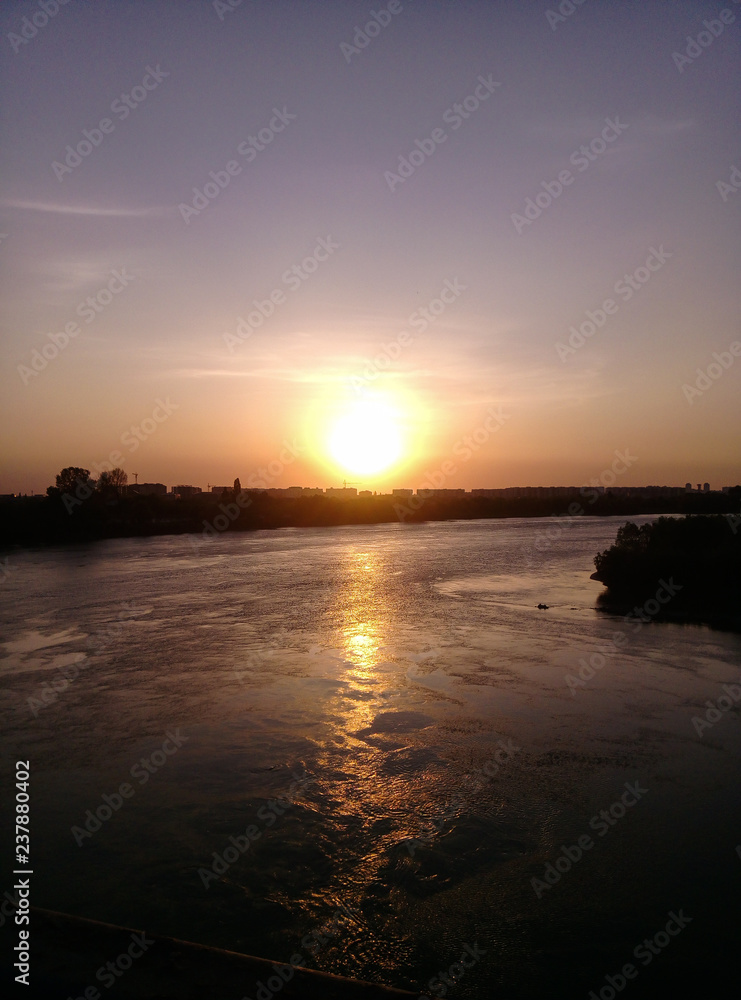 Naklejka premium sunset