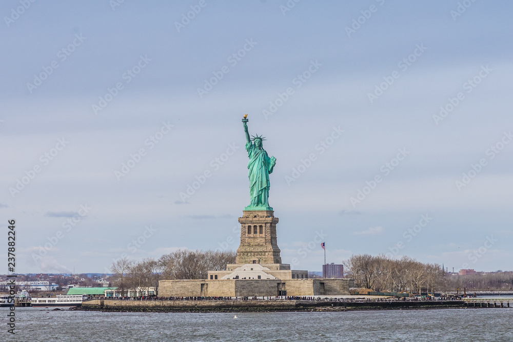    Statue of Liberty in New York.