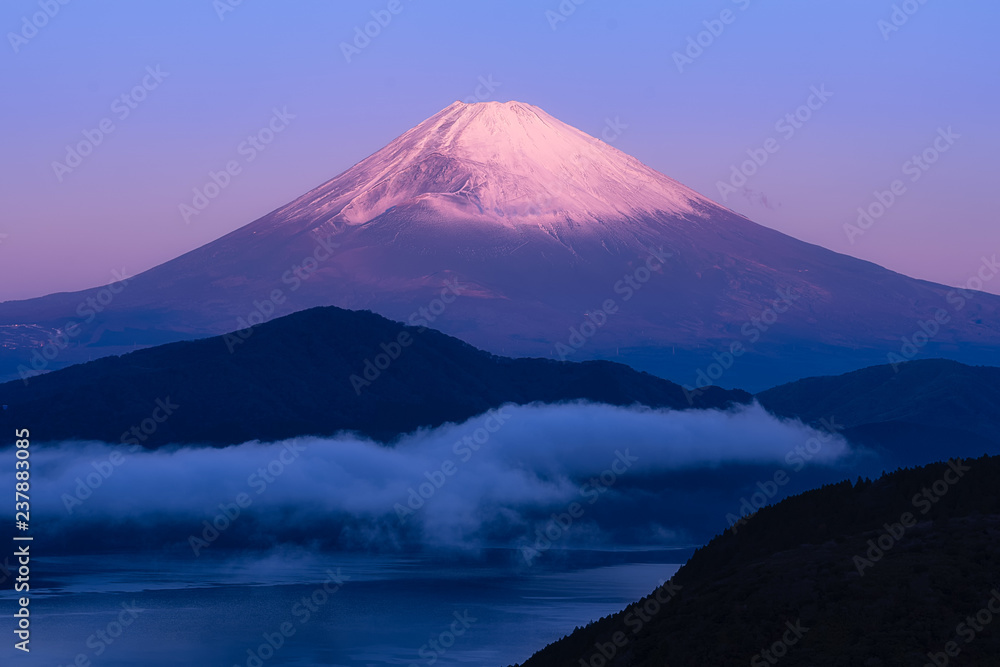 箱根大観山からの紅富士