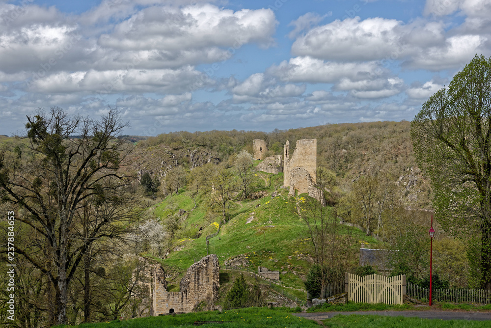 Fototapeta premium Château de Crozant, Limousin