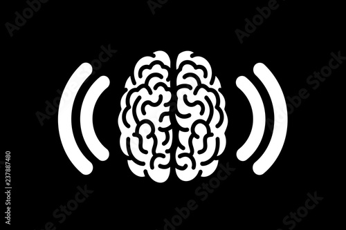 Brain Concussion and traumatic brain injury - vibration in the head after shock, collision and crash. Medical vector illustration