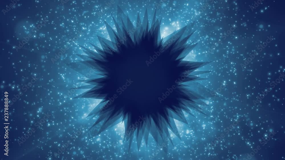 Mystic Star Blue - 60fps 4k Cool Christmas Star Video Background Loop ...