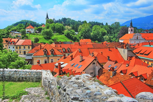 The town of Kamnik, Slovenia photo