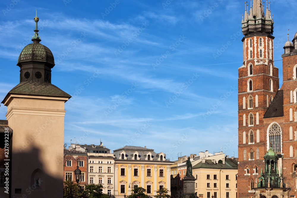 Obraz premium Old Town Of Krakow Historic Architecture