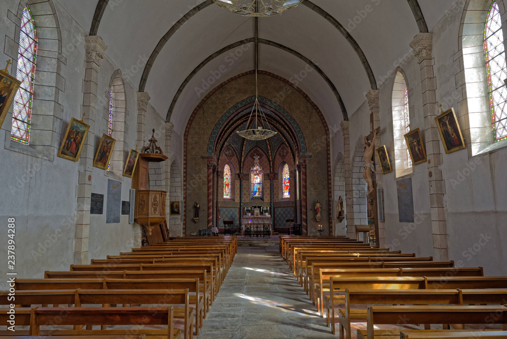 Eglise d’Éguzon-Chantôme, Centre, France