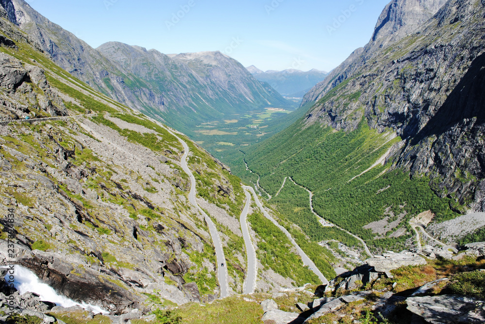 Driving road Norway