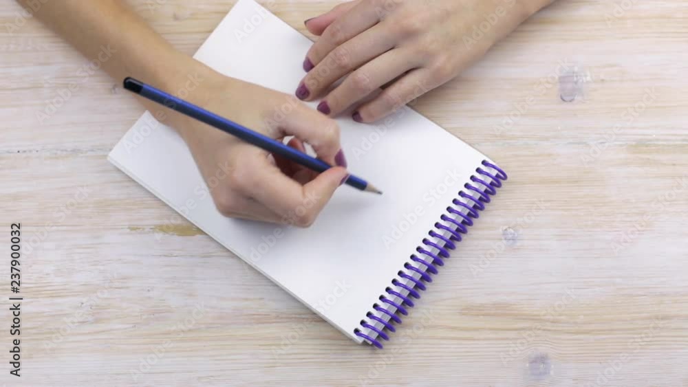 Hand writing the word Hand writing the word