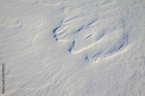 Winter scenery Snow texture