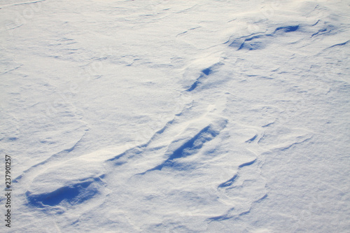 Winter scenery Snow texture