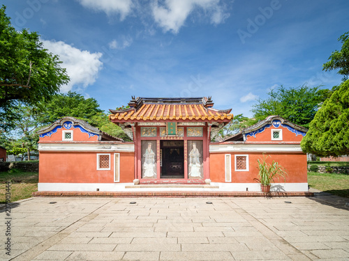 Fotografía Tainan, Taiwan - May 27, 2018: Wufei Temple is a historic site in Tainan City