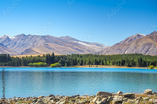 Obraz na plátně Lake Tekapo in New Zealand.