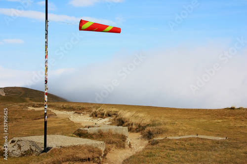 Weather station in the mountains