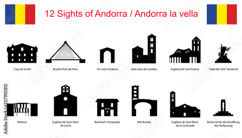 12 Sights of Andorra / Andorra la vella