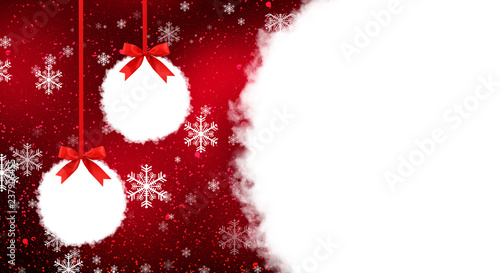 Red sparkling background wi...