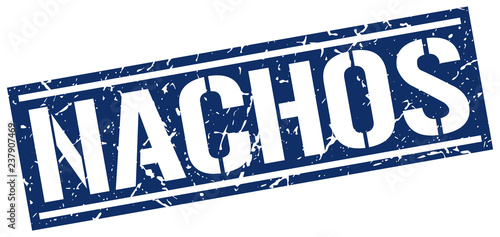 nachos square grunge stamp