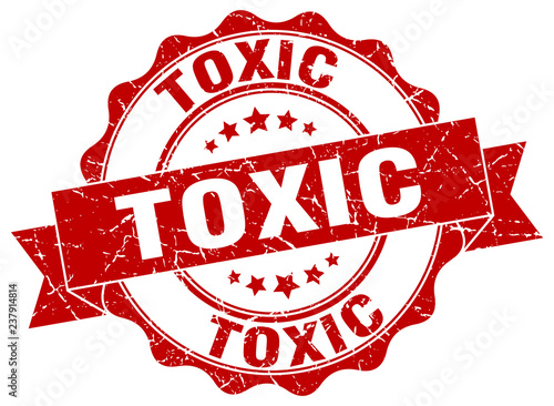 toxic stamp. sign. seal