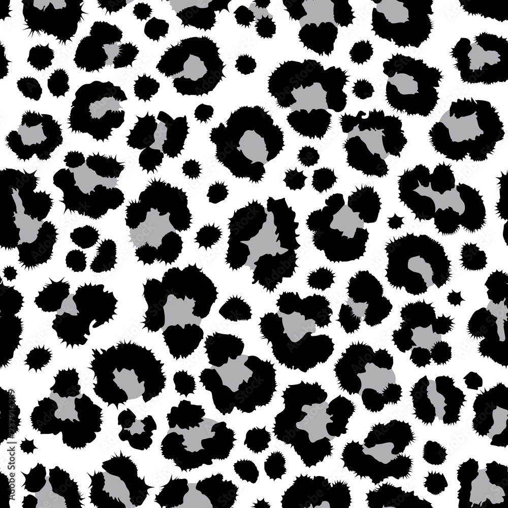 texture repeating seamless pattern snow leopard jaguar white leopard