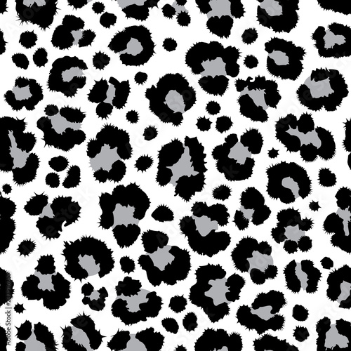 texture repeating seamless pattern snow leopard jaguar white leopard