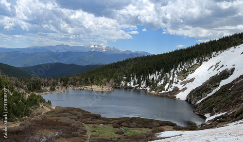 Beautiful View of Saint Mary Glacier in Colorado