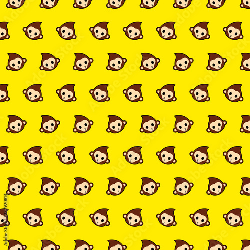 Monkey - emoji pattern 15