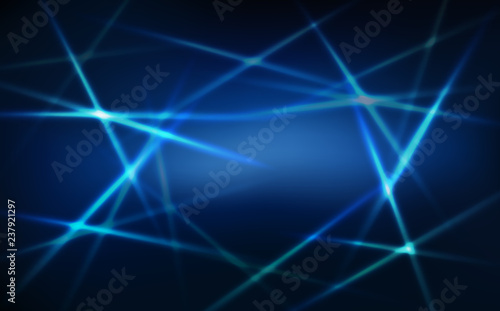Abstract light, network webbed creative technology, blue concept background vector illustration