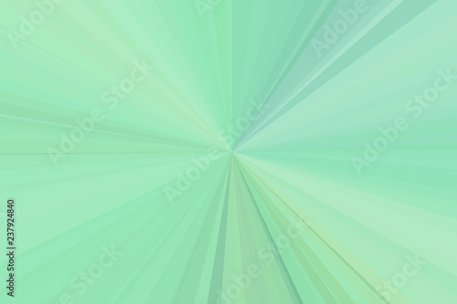 Abstract green rays background. Colorful stripes beam pattern