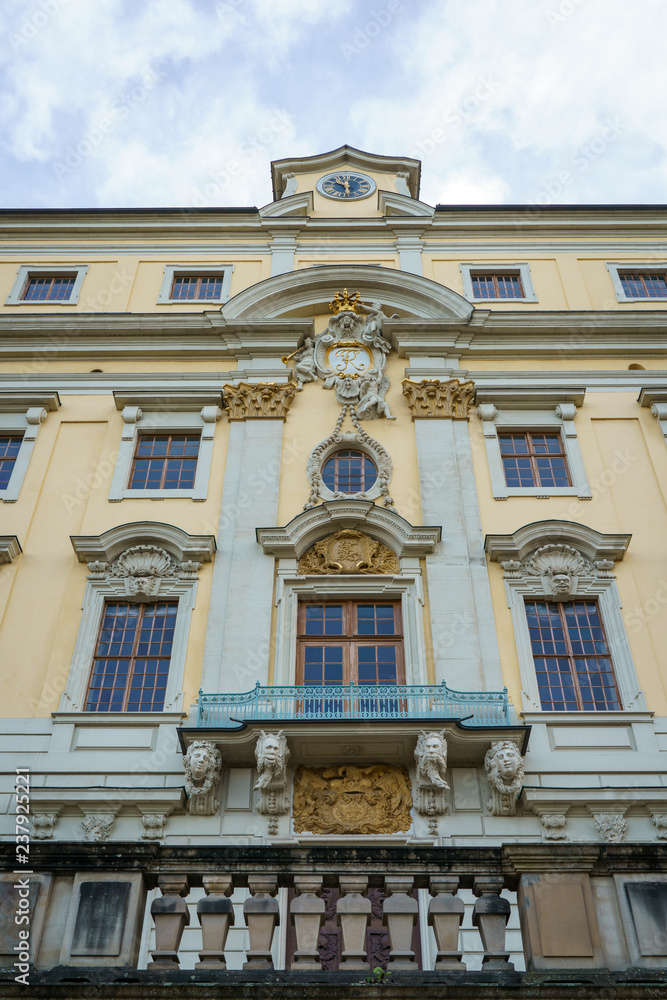 facade of a baroque palace