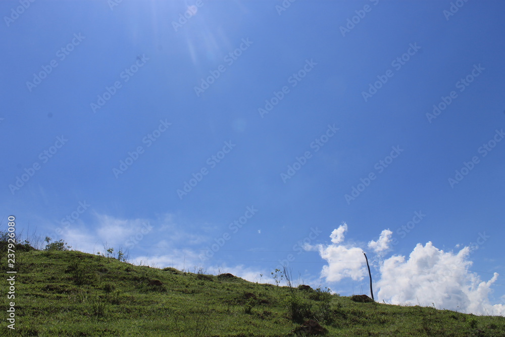 Fototapeta premium clouds over mountains