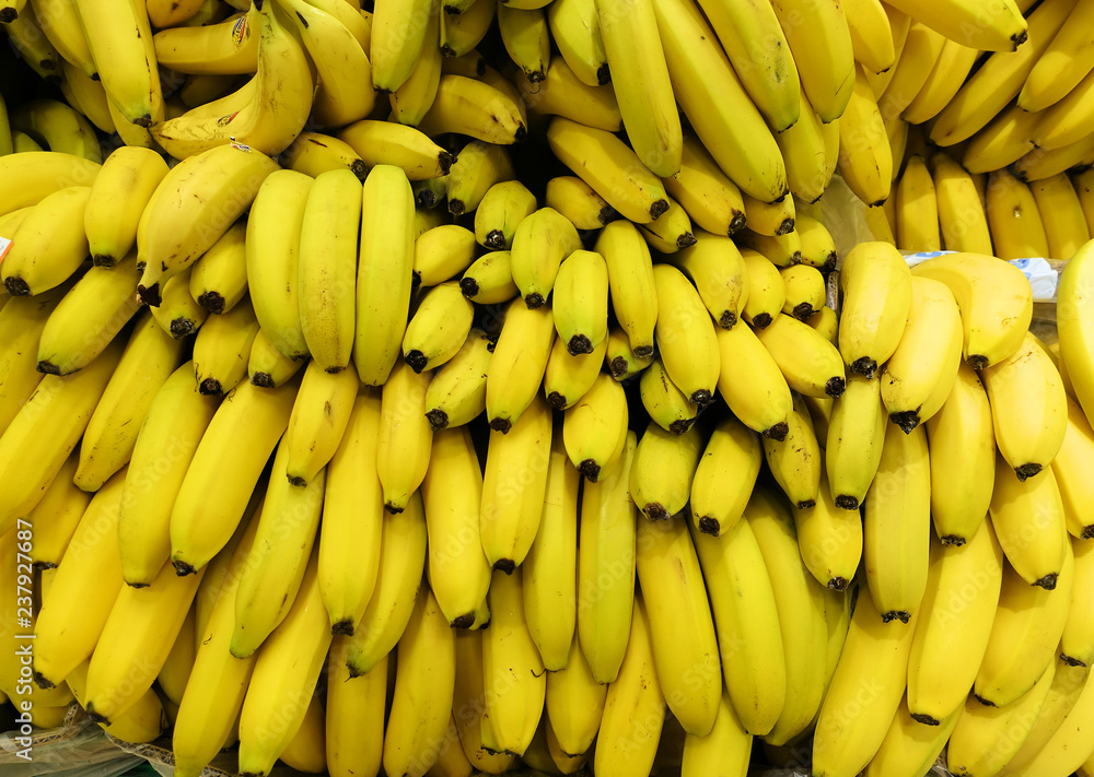 Bunch of ripe bananas background Bunch of ripe bananas background