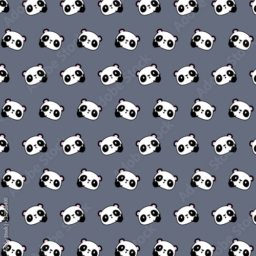 Panda - emoji pattern 26
