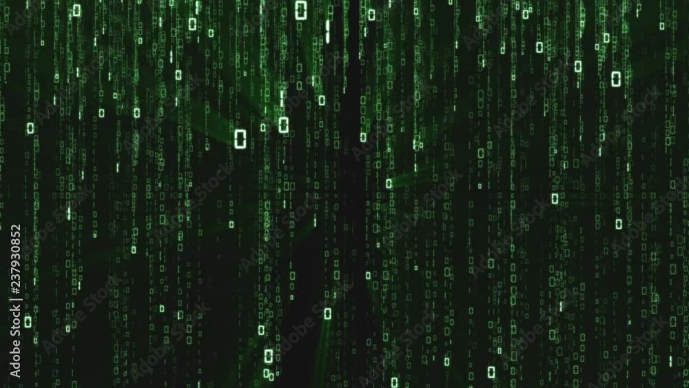 Binary rain, streams of green numbers, 4K abstract background, matrix effect.
Binary rain, streams of green numbers, 4K abstract background, matrix effect.