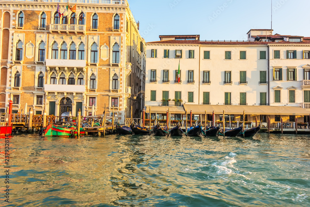 Ca' Giustinian Palace of Venice in the Grand Canal