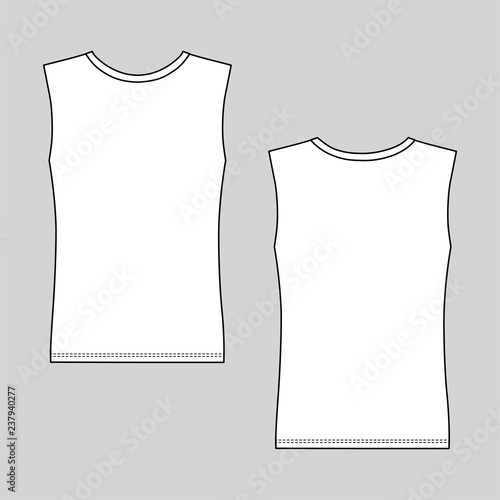 Sleeveless t-shirt
