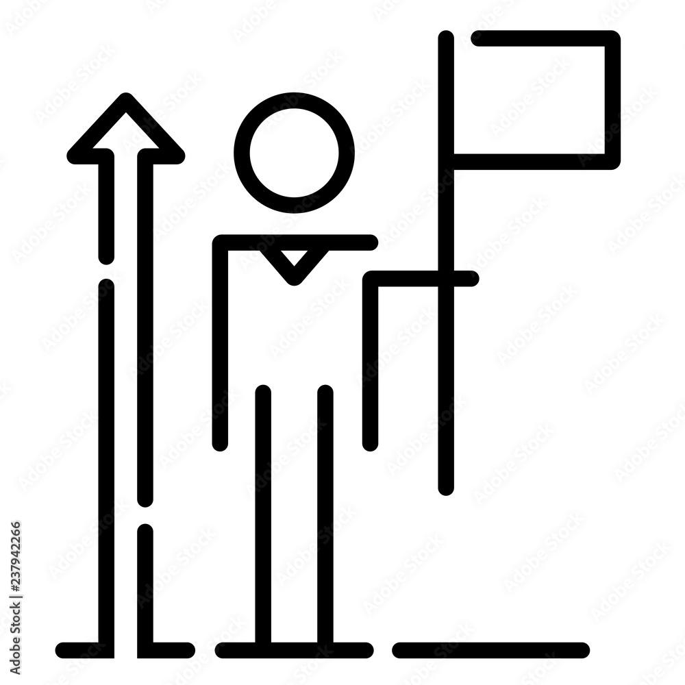 Self Development Line illustration Self Development Line illustration