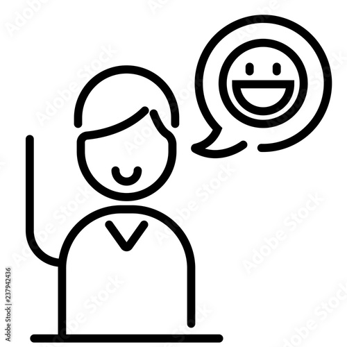 Optimistic Line illustration