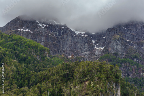 Andes Mountain Range Peaks, Nahuel Huapi National Park, Patagonia, Argentina