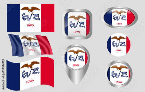Flag of Iowa Free Download Flag of Iowa - GFXLoad