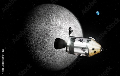 Apollo Command and Service Module, illustration