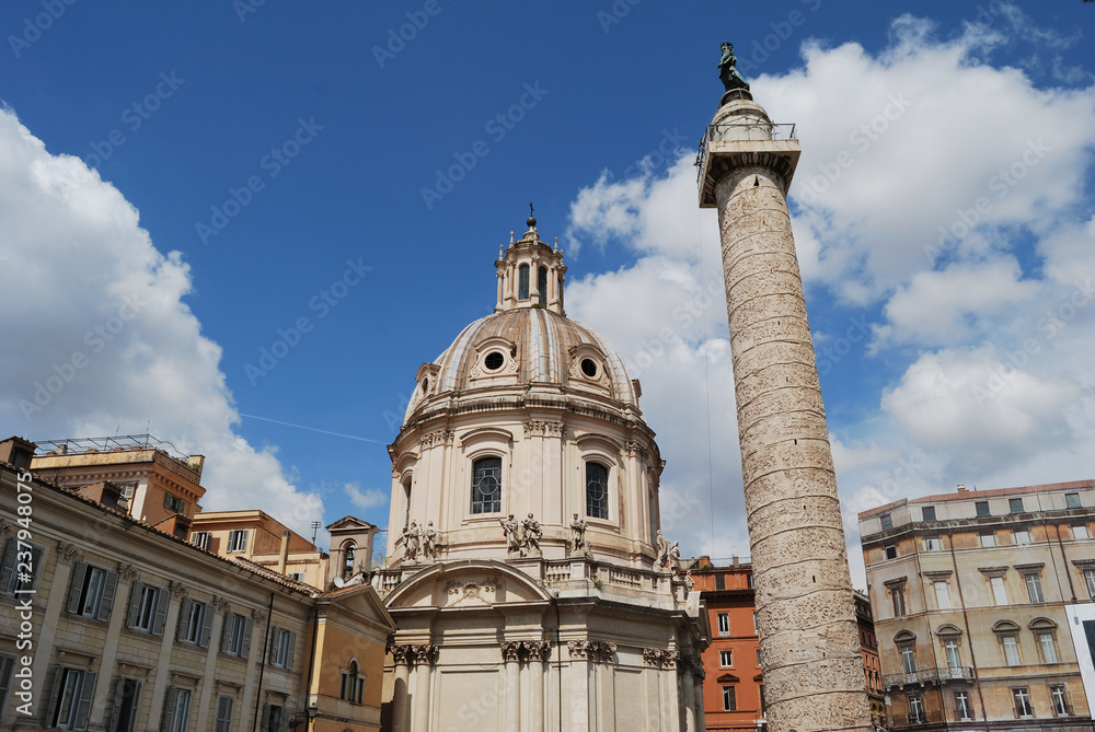 Forum Traianum in Rome, Italy