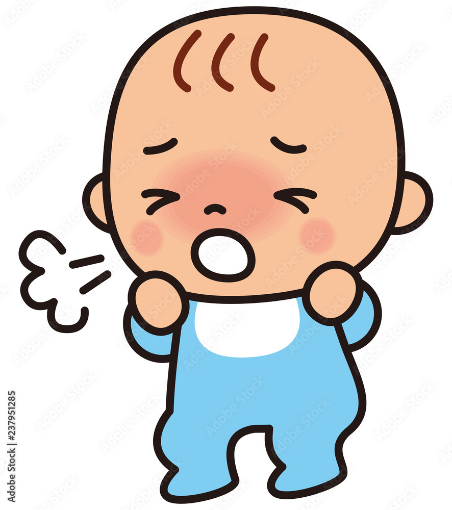 咳をする赤ちゃん 咳をする赤ちゃん