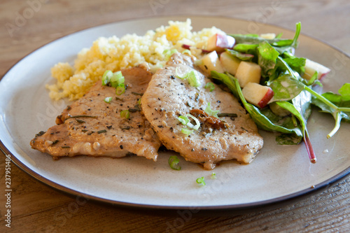 Maple Glazed Pork with Appl...