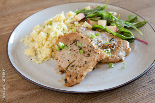 Maple Glazed Pork with Appl...