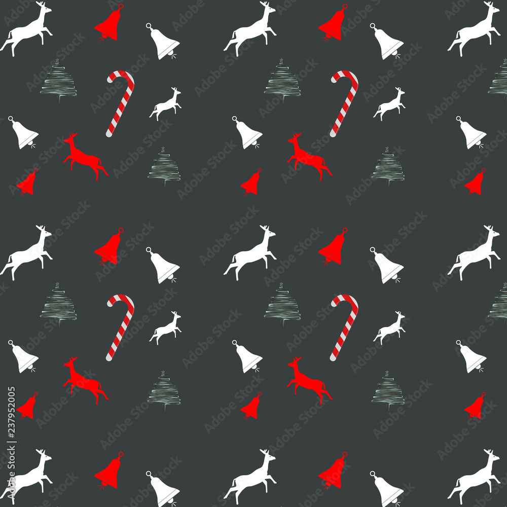 Christmas seamless pattern, vector, illustration, eps file Christmas seamless pattern, vector, illustration, eps file