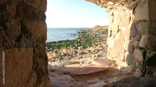 Suomenlinna old fortress, Bastion system of fortifications built in the middle of the 18th century on the Islands near the capital of Finland Helsinki. The list of UNESCO world heritage sites. photo