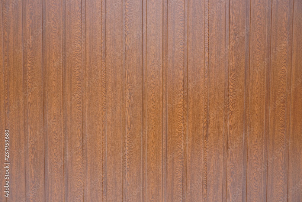 Fototapeta premium brown wooden planks background in the wall