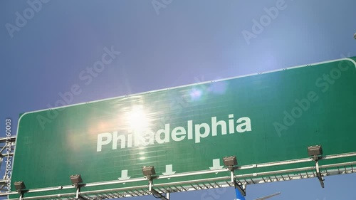 Airplane Landing Philadelphia photo