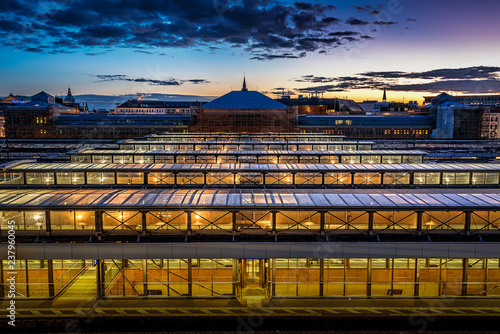 Hauptbahnhof in Hannover von der Rückseite