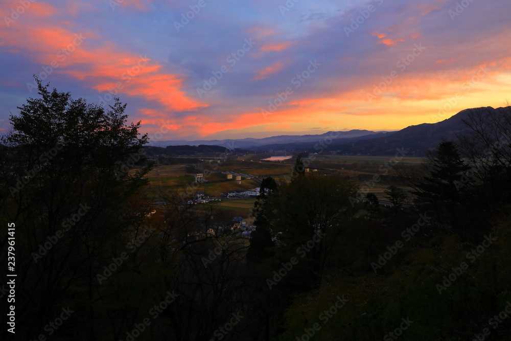 Obraz premium 世界遺産 紅葉の中尊寺