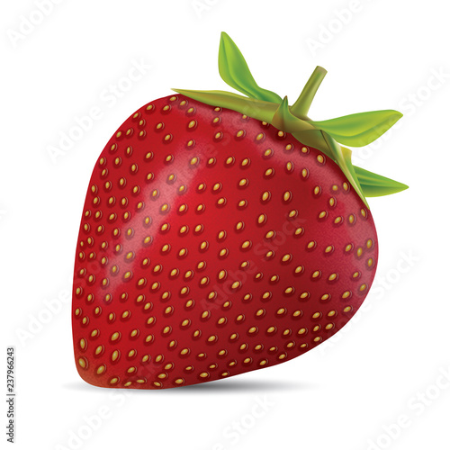ripe red strawberry